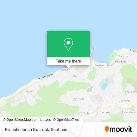 Branchenbuch Gourock map