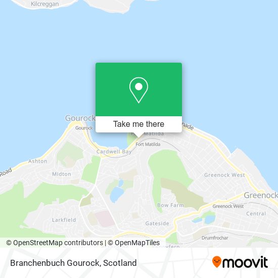 Branchenbuch Gourock map