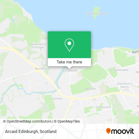 Arcaid Edinburgh map