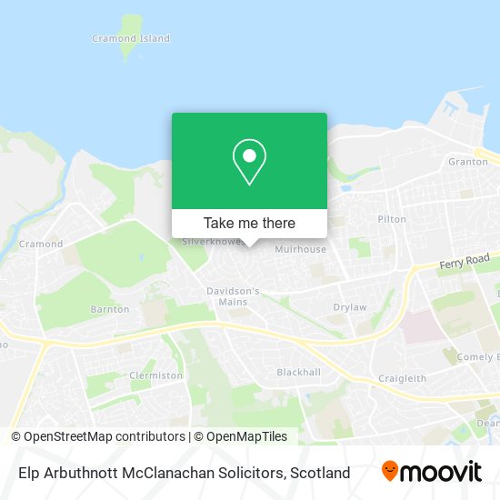 Elp Arbuthnott McClanachan Solicitors map