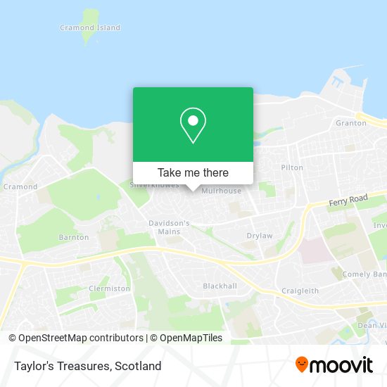 Taylor's Treasures map