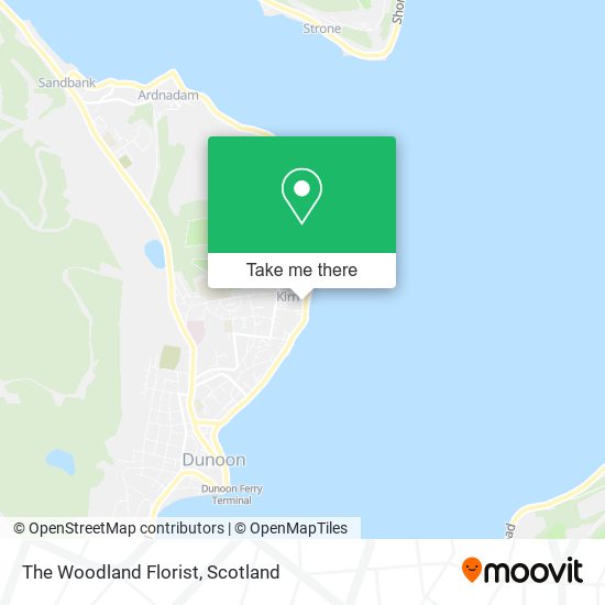 The Woodland Florist map