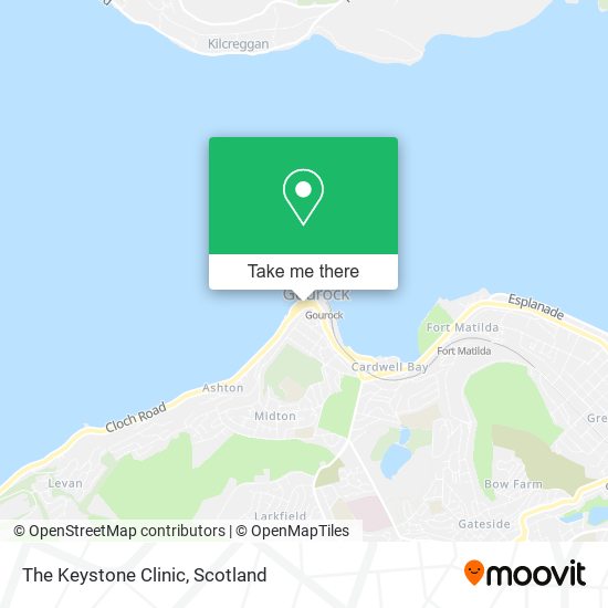 The Keystone Clinic map