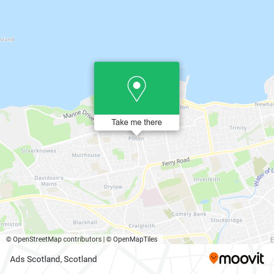 Ads Scotland map