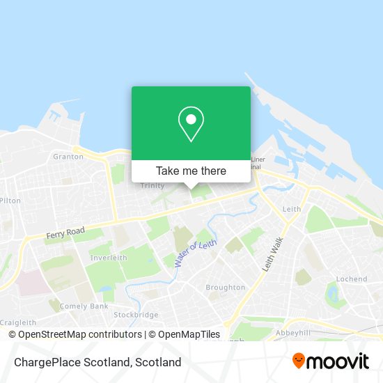 ChargePlace Scotland map