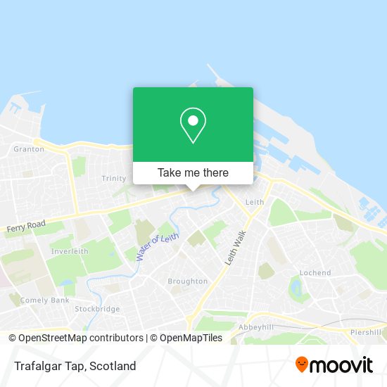 Trafalgar Tap map