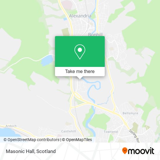 Masonic Hall map