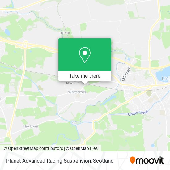 Planet Advanced Racing Suspension map