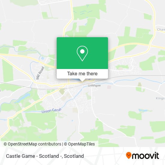 Castle Game - Scotland - map