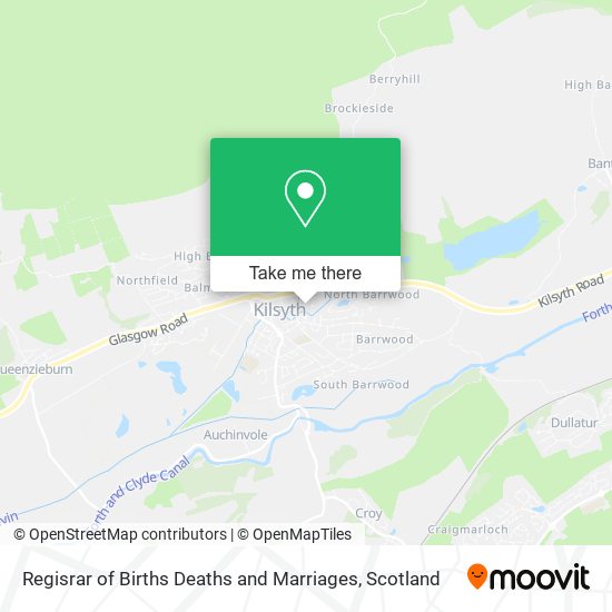 Regisrar of Births Deaths and Marriages map