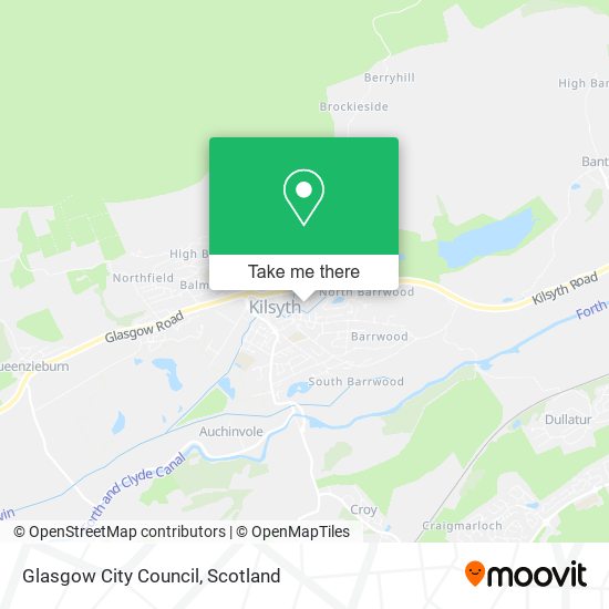 Glasgow City Council map