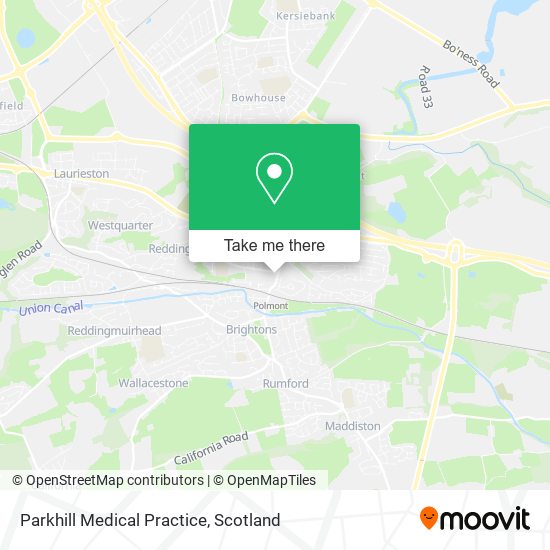 Parkhill Medical Practice map