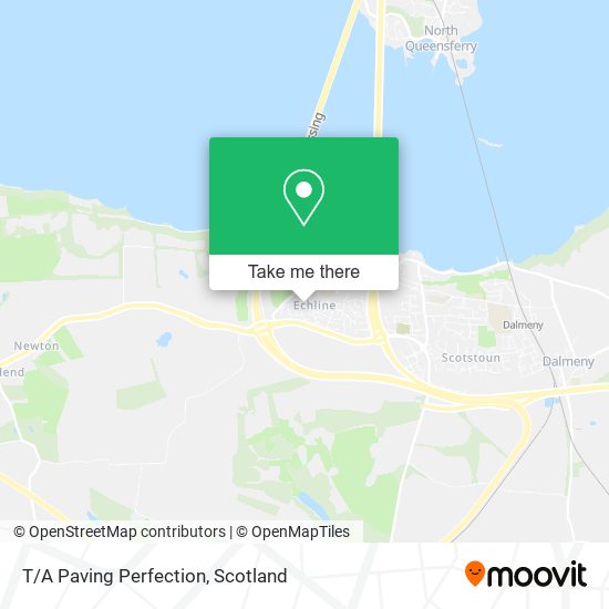 T/A Paving Perfection map