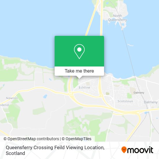 Queensferry Crossing Feild Viewing Location map