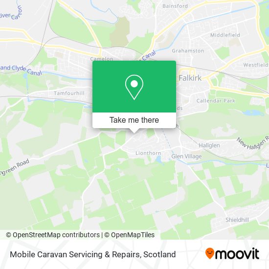 Mobile Caravan Servicing & Repairs map