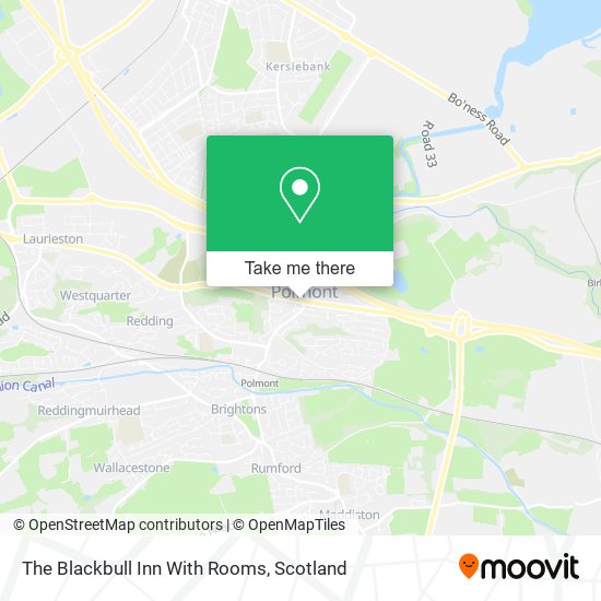 The Blackbull Inn With Rooms map