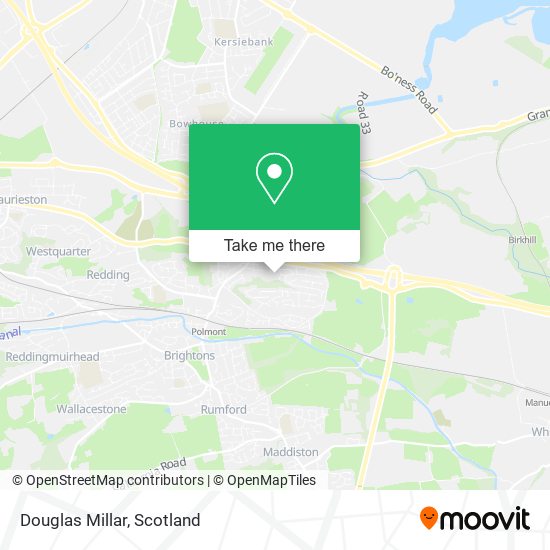 Douglas Millar map