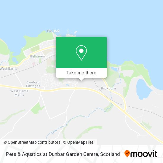 Pets & Aquatics at Dunbar Garden Centre map