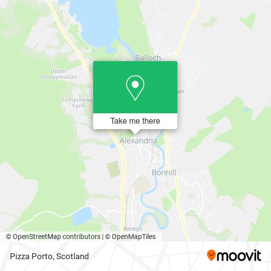 Pizza Porto map