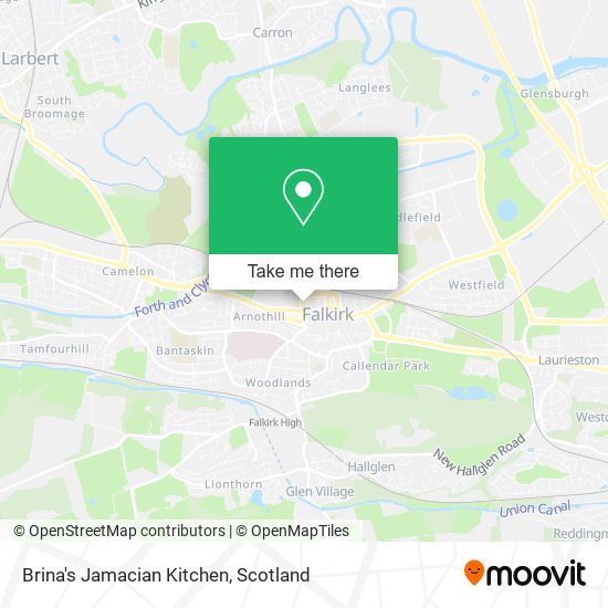 Brina's Jamacian Kitchen map