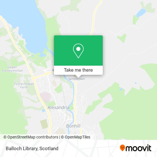 Balloch Library map