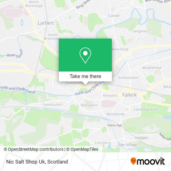 Nic Salt Shop Uk map