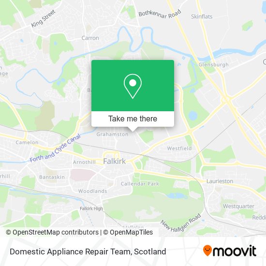 Domestic Appliance Repair Team map