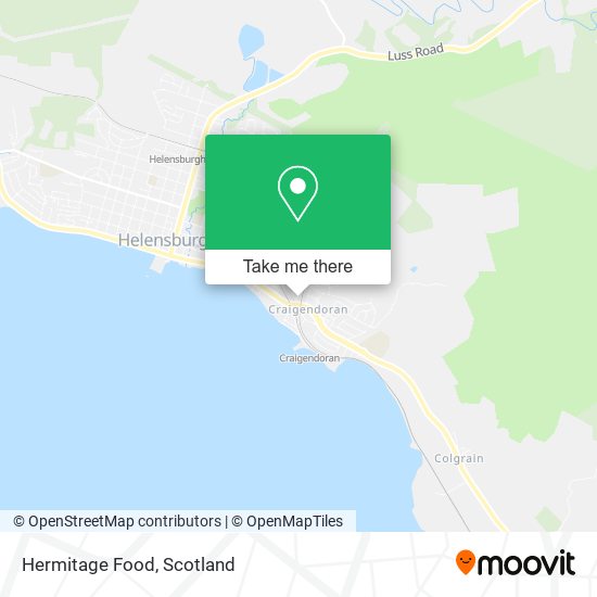 Hermitage Food map