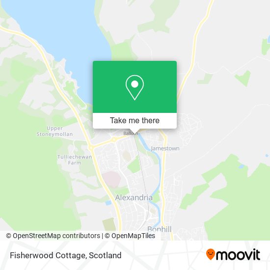 Fisherwood Cottage map
