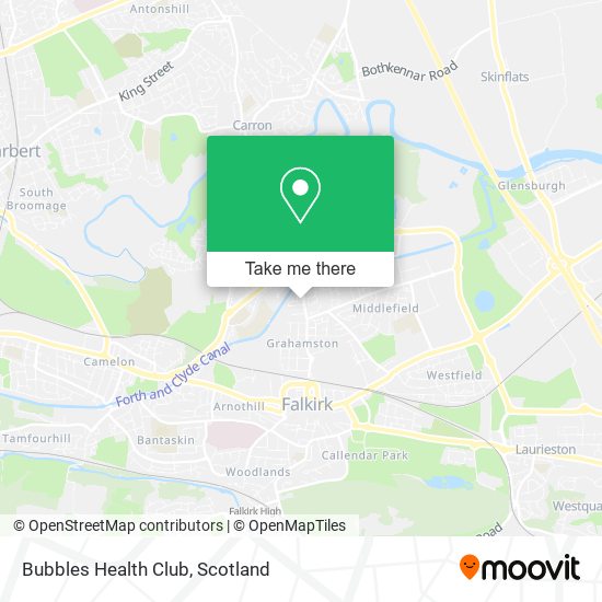 Bubbles Health Club map