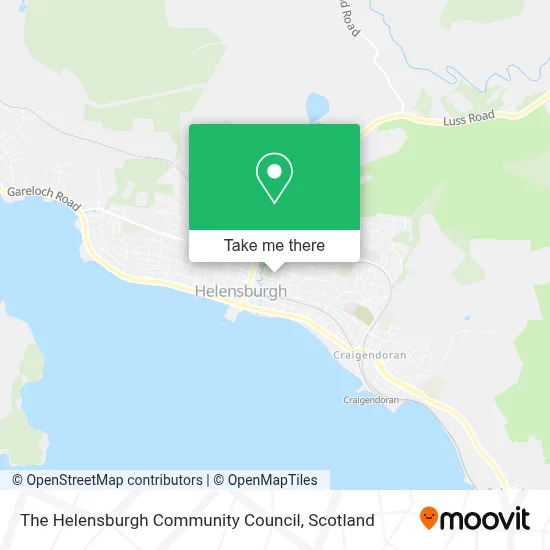 The Helensburgh Community Council map