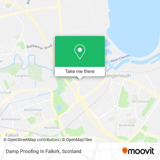 Damp Proofing In Falkirk map