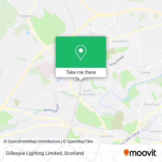 Gillespie Lighting Limited map
