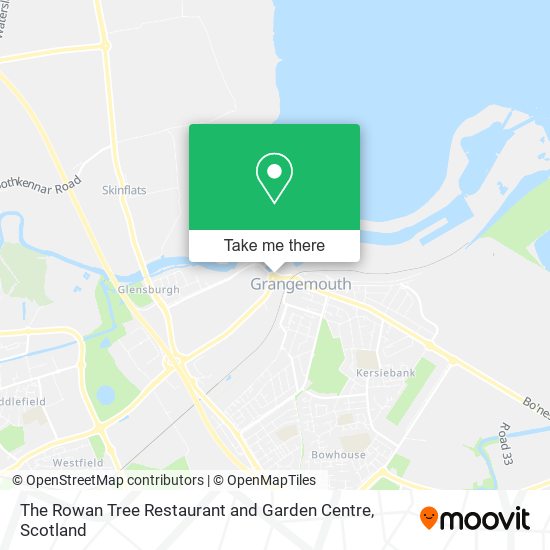 The Rowan Tree Restaurant and Garden Centre map