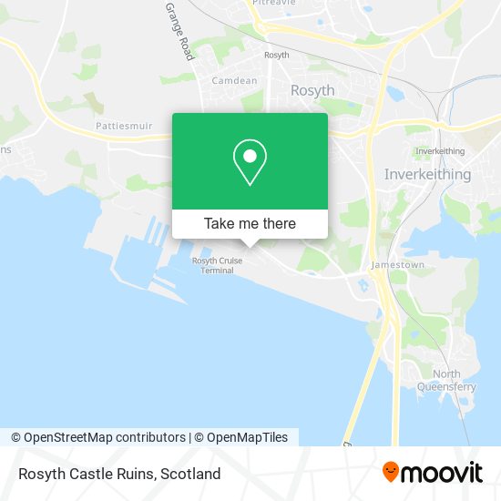 Rosyth Castle Ruins map