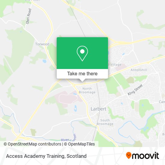 Access Academy Training map