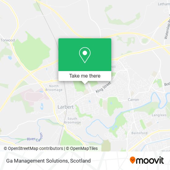Ga Management Solutions map