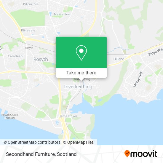 Secondhand Furniture map