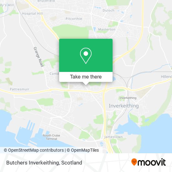 Butchers Inverkeithing map