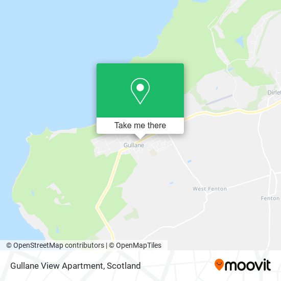 Gullane View Apartment map