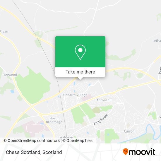 Chess Scotland map