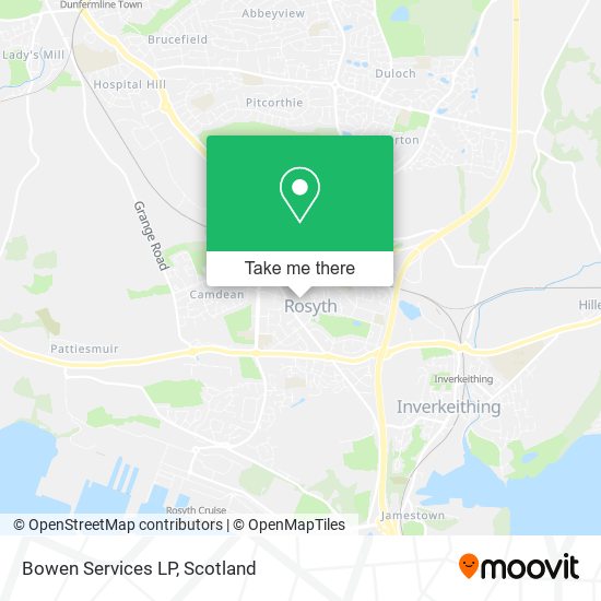 Bowen Services LP map