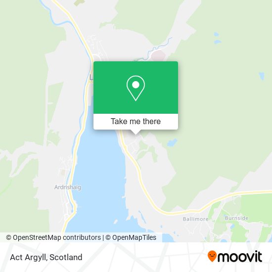 Act Argyll map