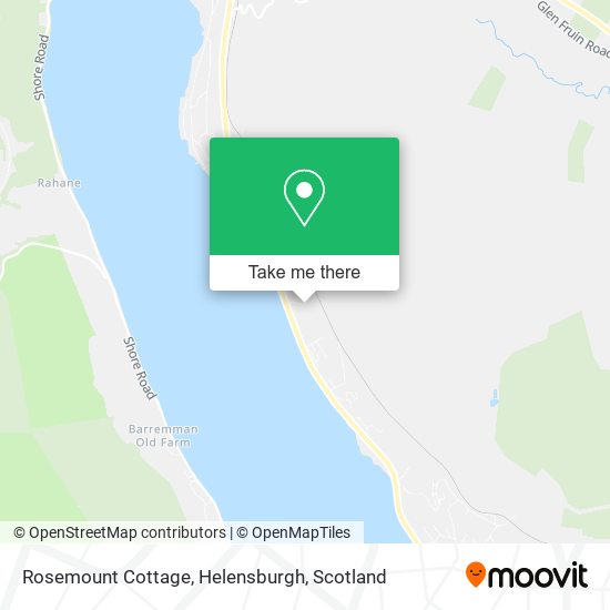 Rosemount Cottage, Helensburgh map