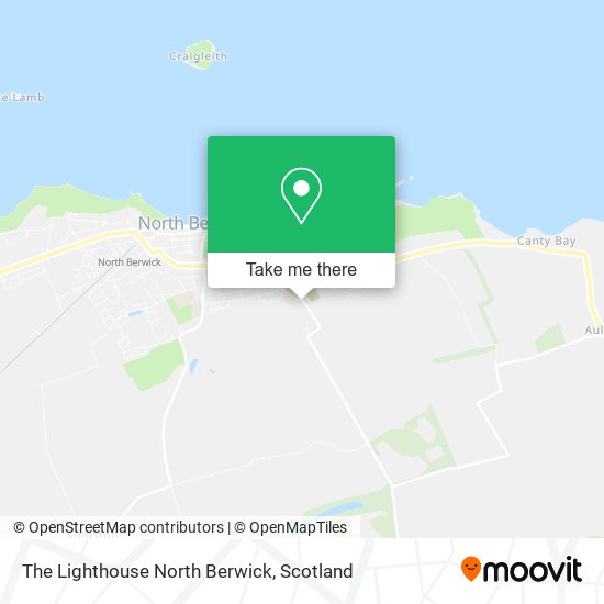 The Lighthouse North Berwick map