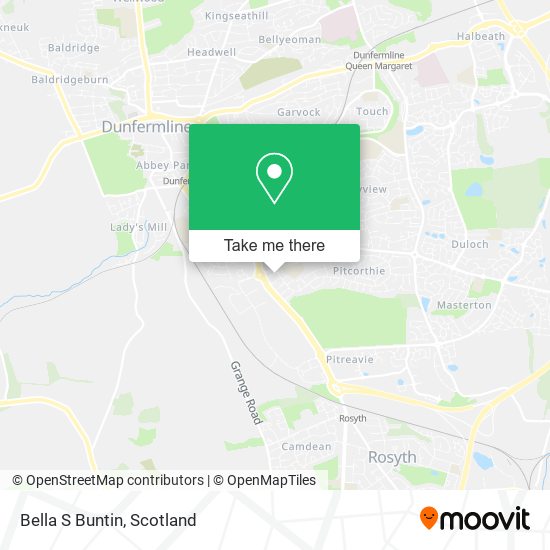 Bella S Buntin map
