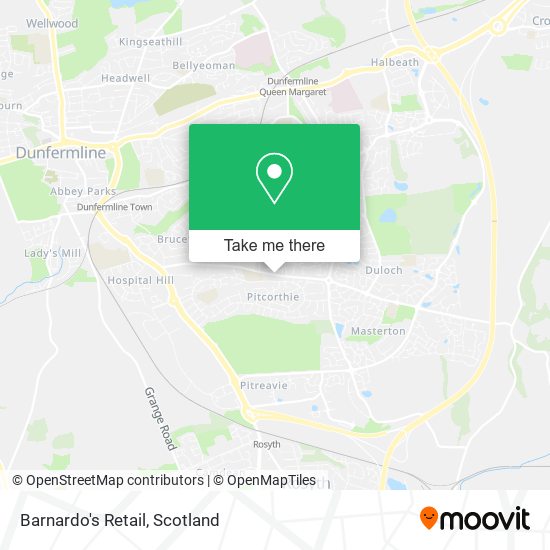 Barnardo's Retail map