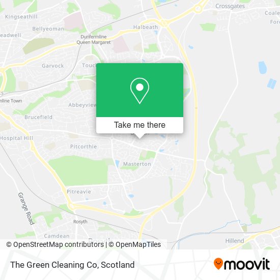 The Green Cleaning Co map