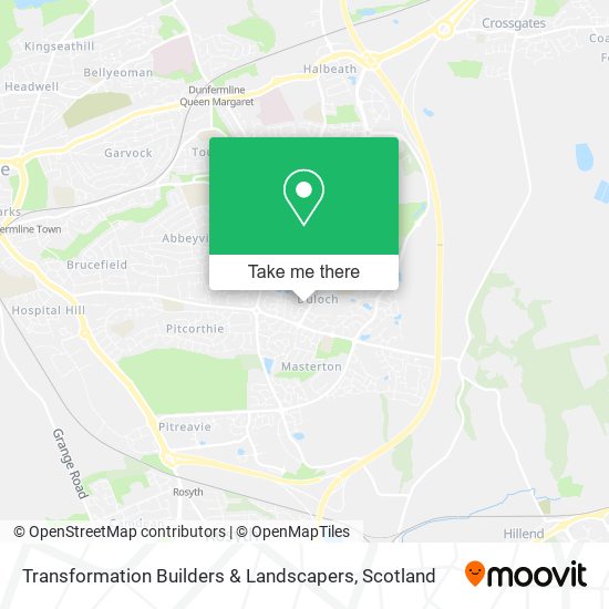 Transformation Builders & Landscapers map