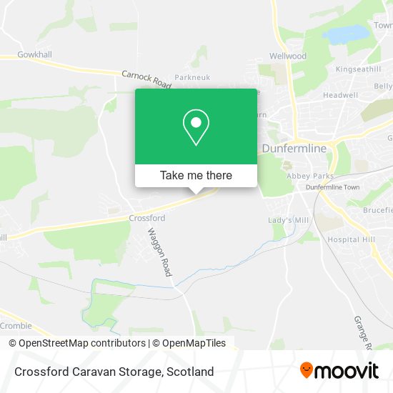 Crossford Caravan Storage map